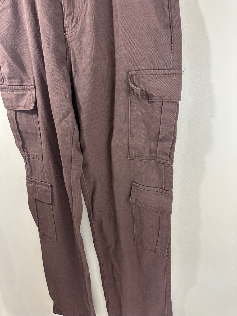 Woman’s Brown Cargo Pants - Durable Utility Style - Picture 2 of 6